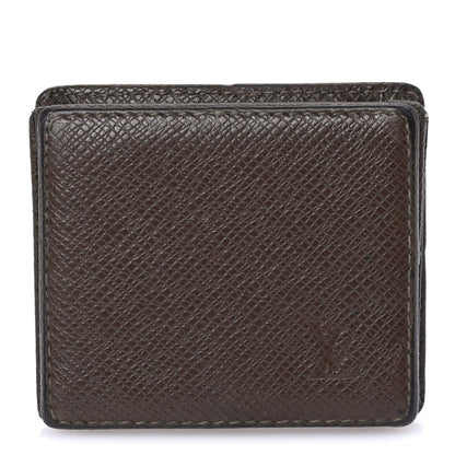 Louis Vuitton Taiga Porte-Monnaie Boite Coin Purse  Grizzli 3 of 6