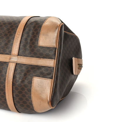 Celine Canvas Calfskin Macadam Boston 40 Duffle Brown 8 of 8