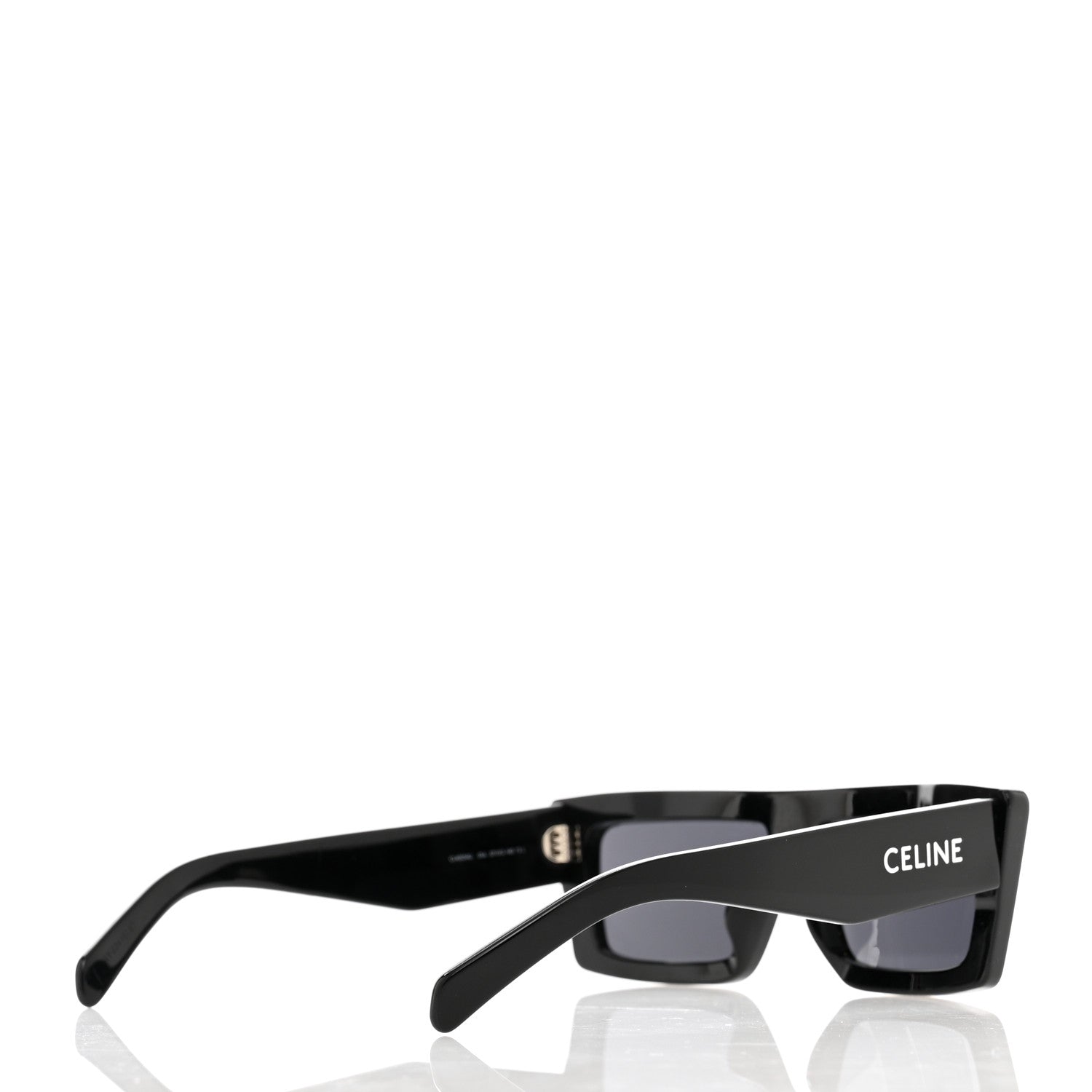 Celine Acetate Monochroms Square Sunglasses CL40214U Black 4 of 7