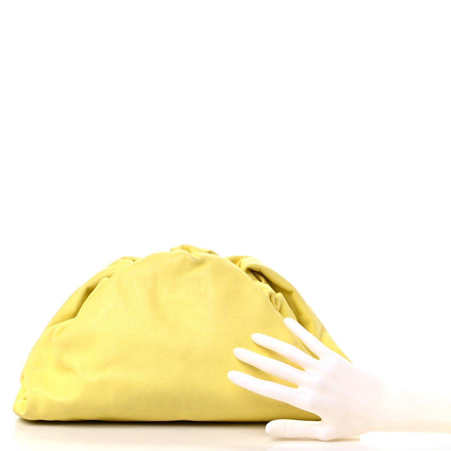 Smooth Butter Calf The Pouch Oversized Clutch Sherbert