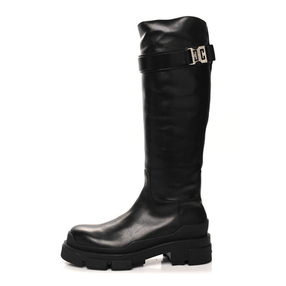 Givenchy Calfskin Terra High Boots 39 Black 1 of 8