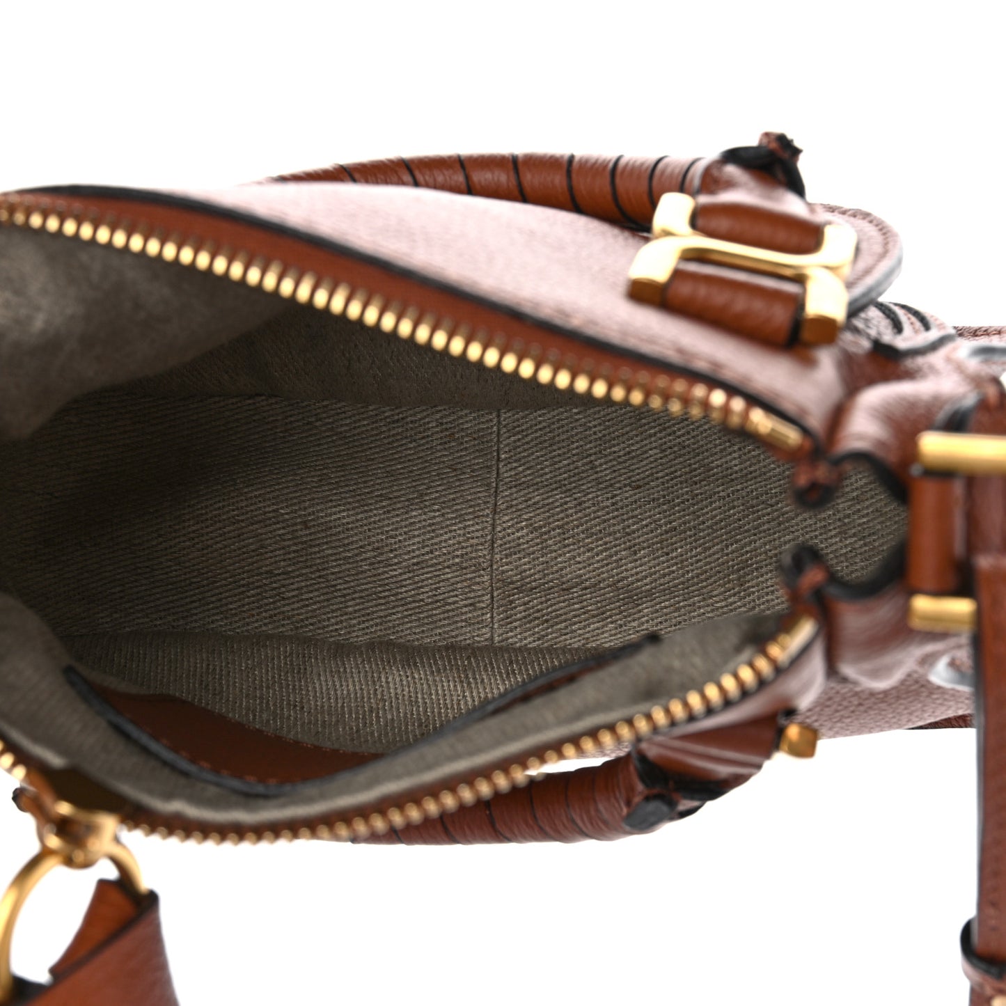 Calfskin Mini Marcie Satchel Tan