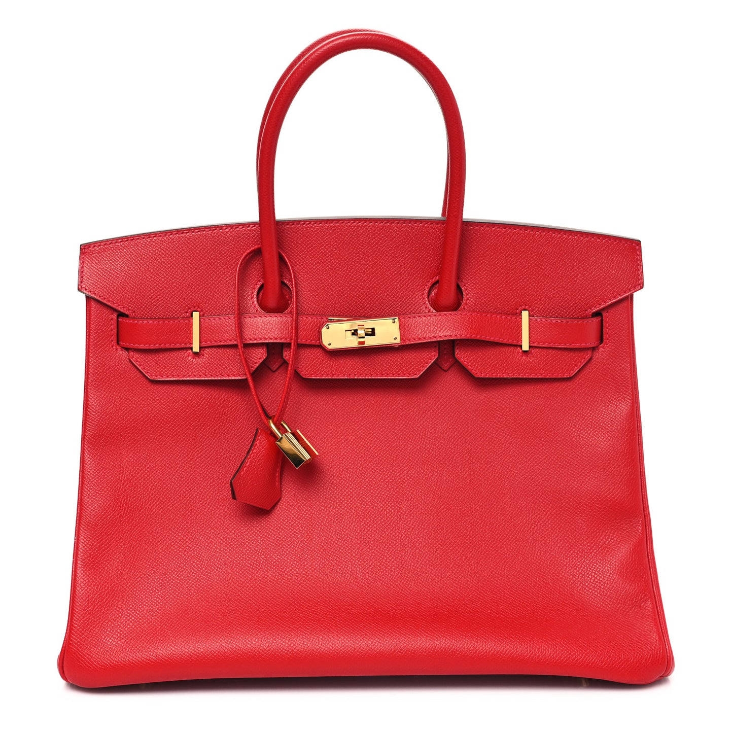Epsom Birkin 35 Rouge Casaque