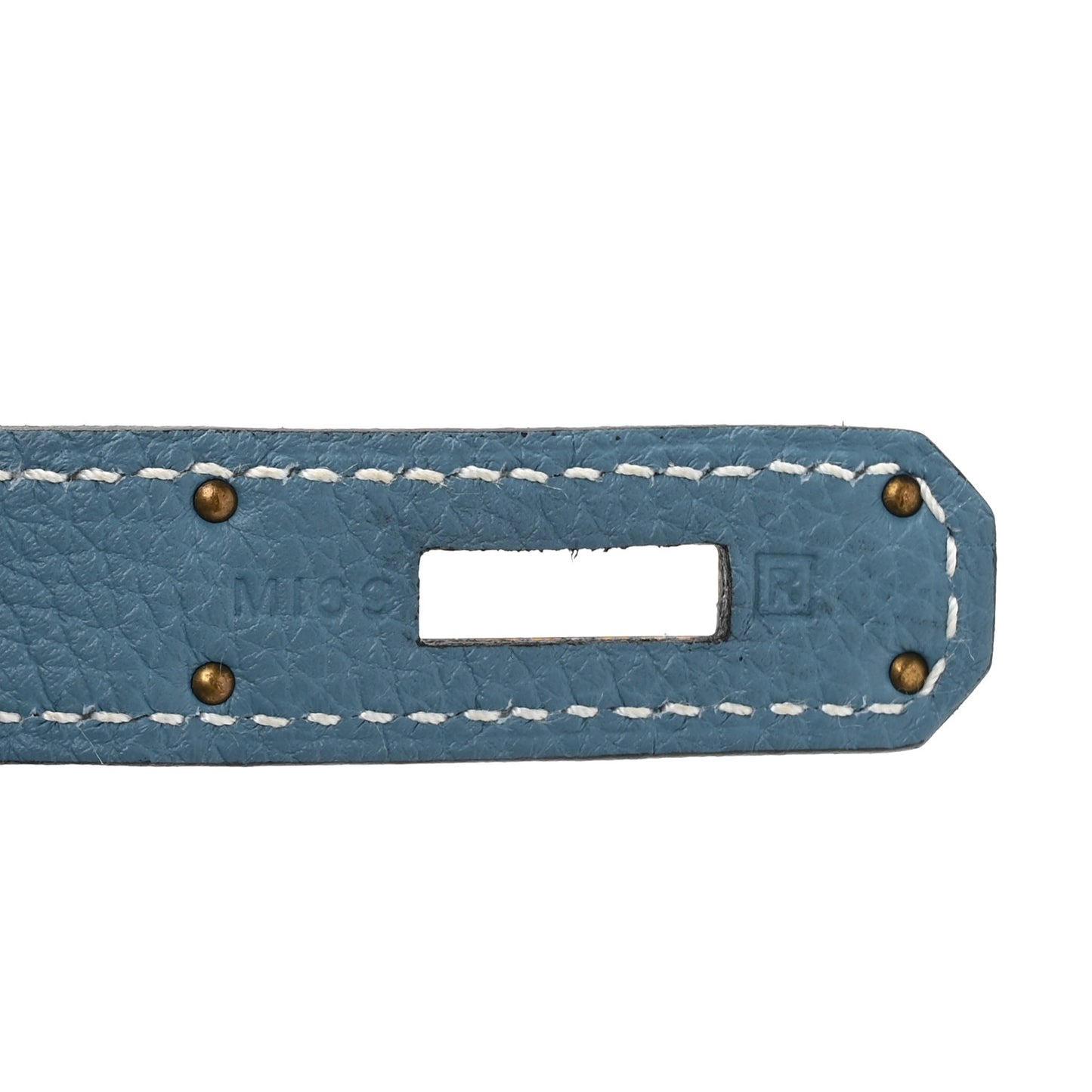 Togo Birkin 35 Blue Jean