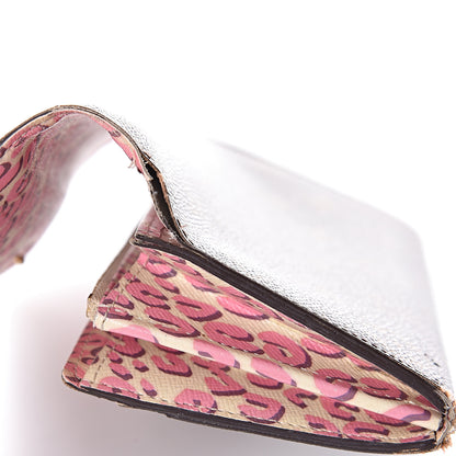 Louis Vuitton Monogram Leopard Sarah Wallet Blanc Corail 13 of 13