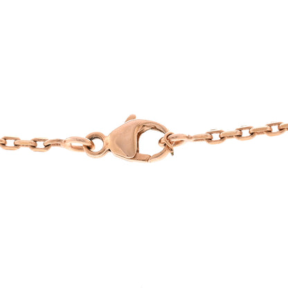 Hermes Lacquered Rose Gold Pop H Pendant Necklace Black 4 of 5