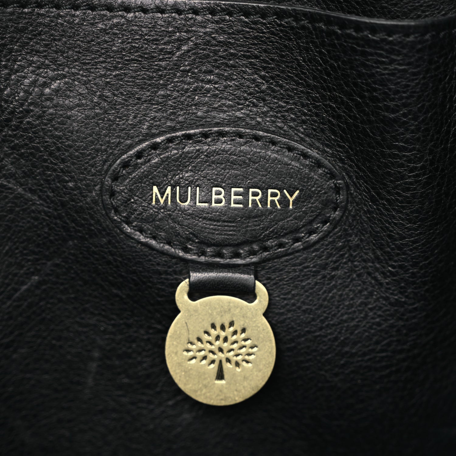 Mulberry Natural Vegetable Tanned Bayswater Black 5 of 9
