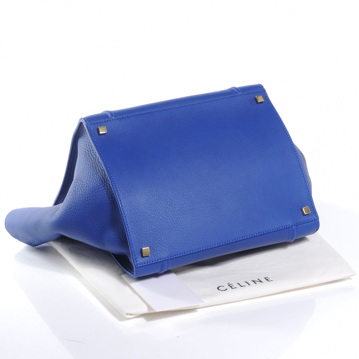 Celine Smooth Calfskin Medium Phantom Luggage Cobalt 4 of 8