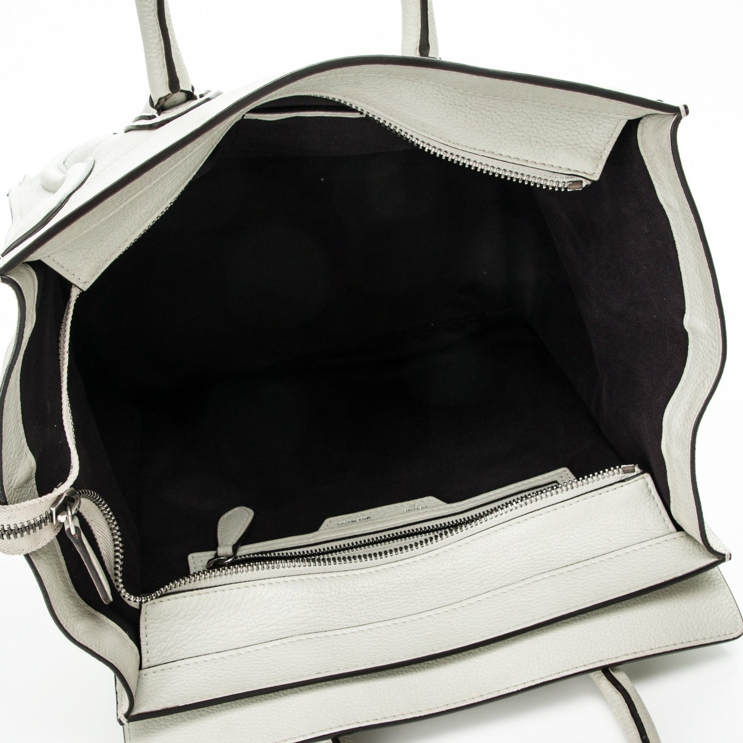 Drummed Calfskin Mini Luggage Lune