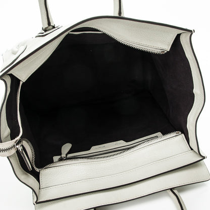 Celine Drummed Calfskin Mini Luggage Lune 5 of 9