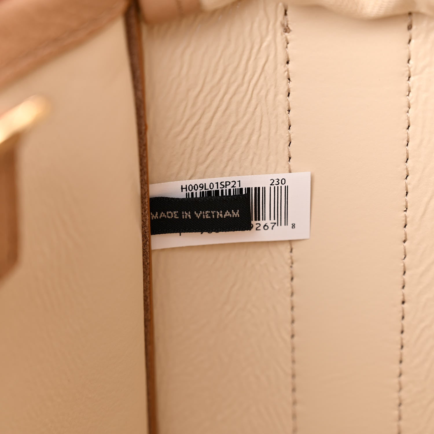 Marc Jacobs Grained Calfskin Small The Tote Bag Camel 7 of 10