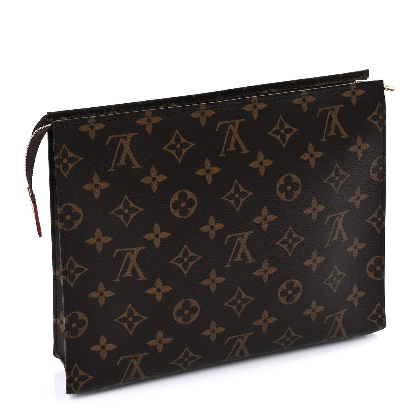 Monogram Toiletry Pouch 26 Brown