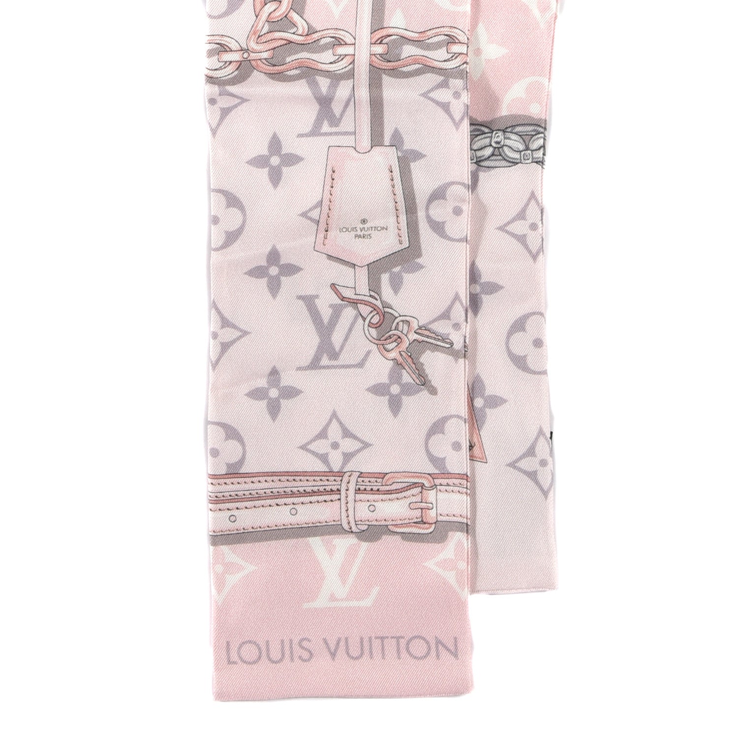 Louis Vuitton Silk Monogram Confidential Bandeau Light Pink 2 of 3
