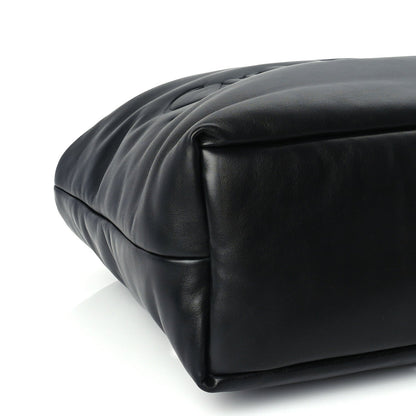 Saint Laurent Lambskin Wide Puffer Tote Black 7 of 8
