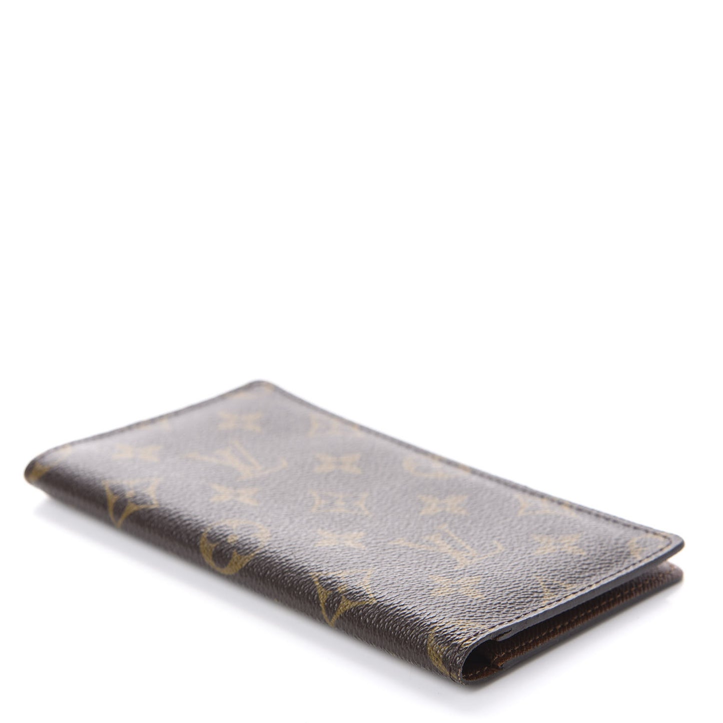 Monogram Checkbook Holder Case Wallet
