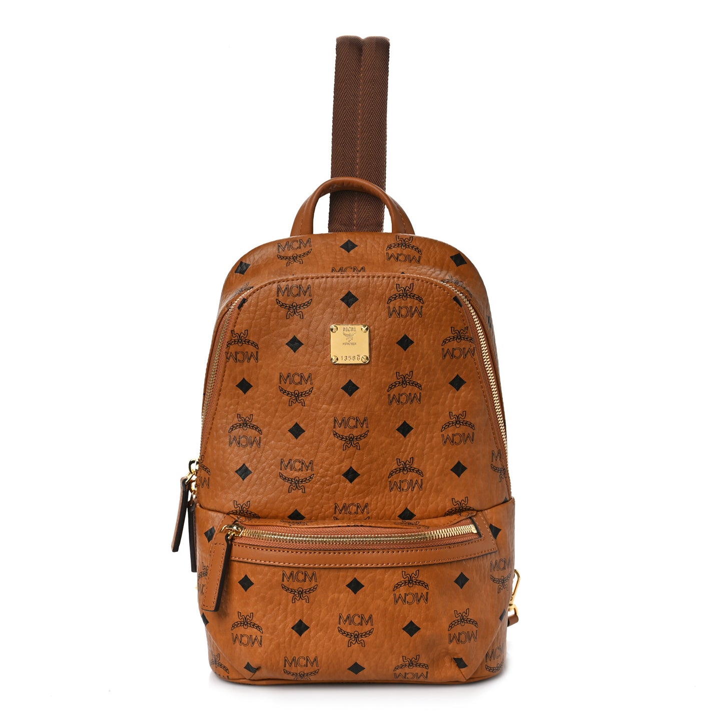 Visetos Klassik Small Sling Bag Cognac