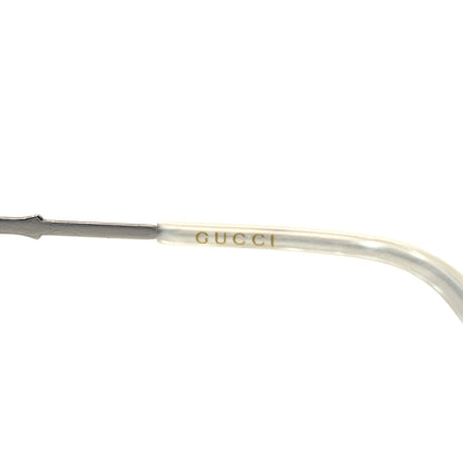 Gucci Crystal Oval Sunglasses GG0620S Silver 6 of 9