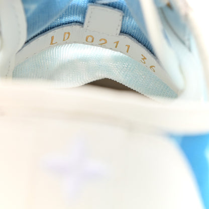Louis Vuitton Technical Fabric Calfskin Monogram Stellar Sneakers 36 Blue 8 of 8
