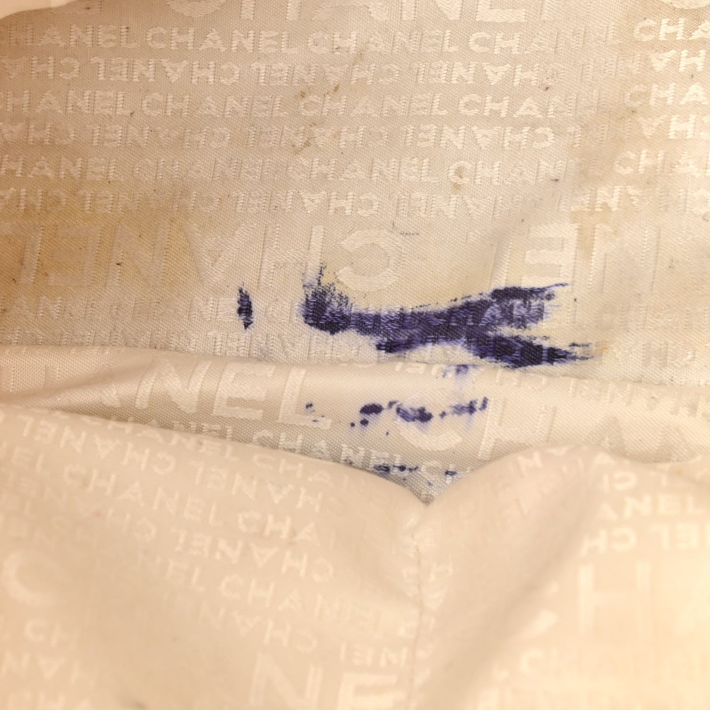 Canvas CC Handbag Pink White