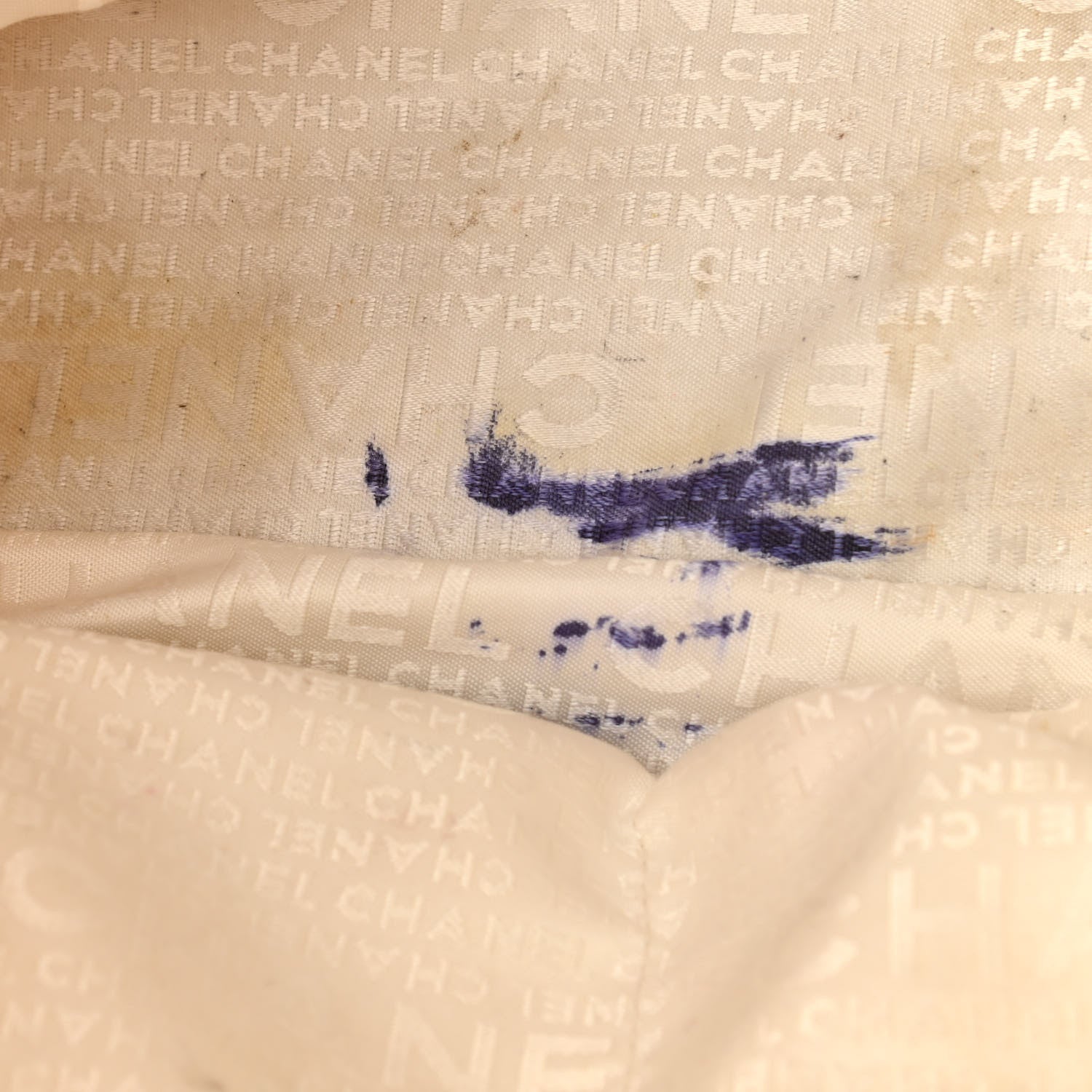 Chanel Canvas CC Handbag Pink White 11 of 14