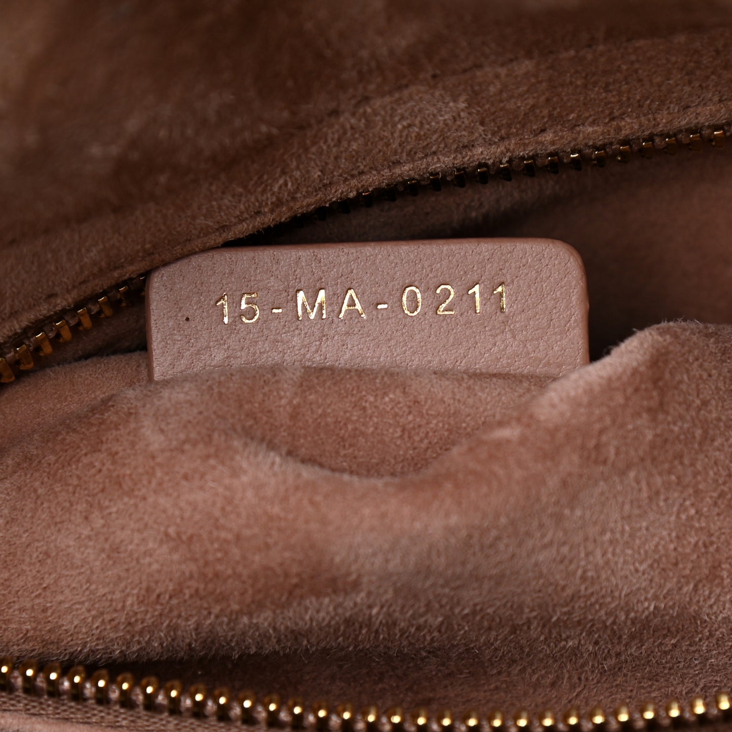 Lambskin Cannage Medium Lady Dior Bois de Rose