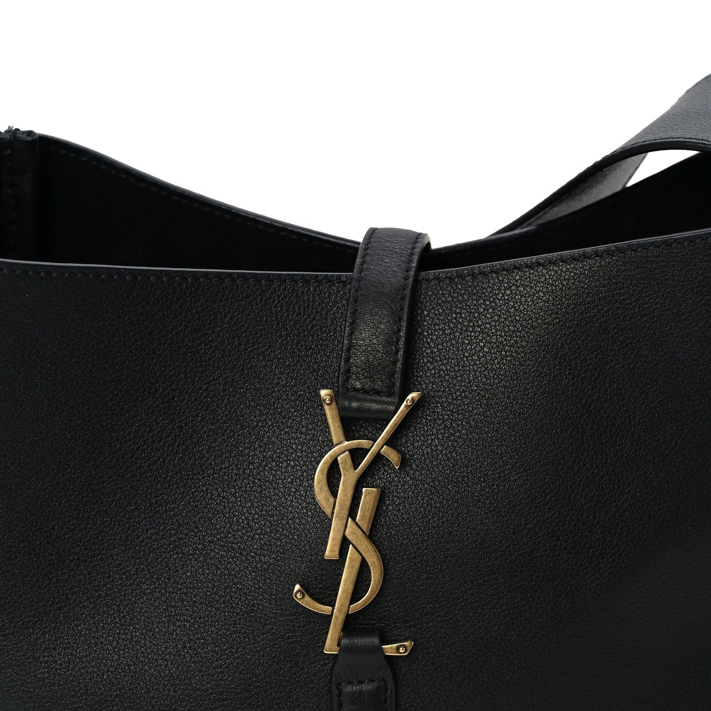 Smooth Calfskin Small Le 5 A 7 Soft Hobo  Black