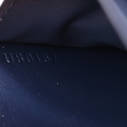 Louis Vuitton Vernis Miroir Clemence Wallet Blue 8 of 10