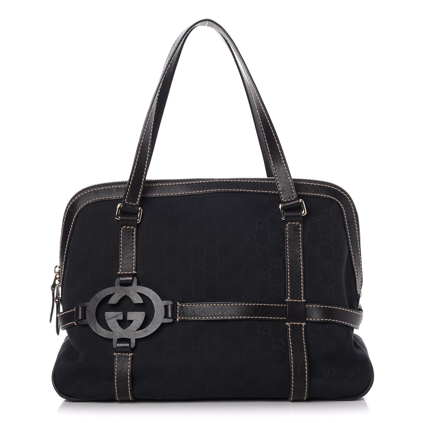 Monogram GG Royal Satchel Black