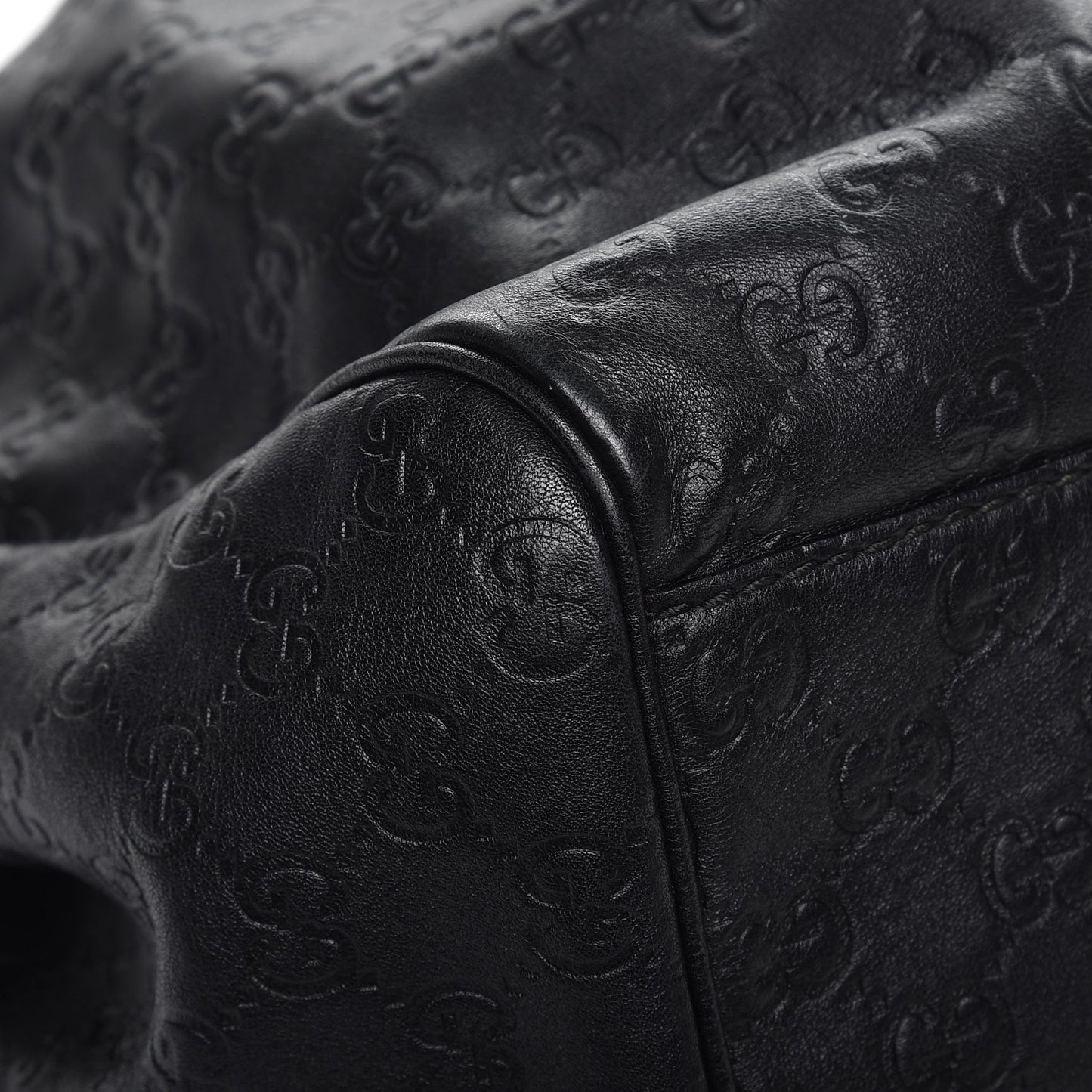 Guccissima Large Sukey Tote Black