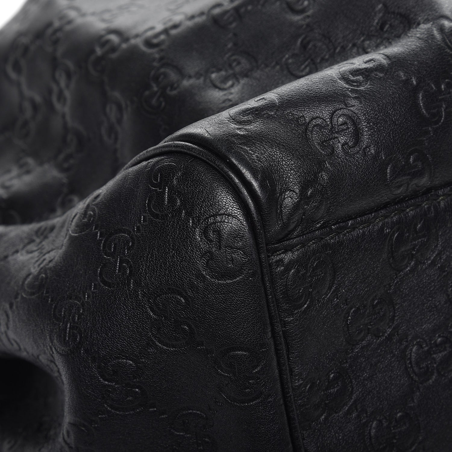 Gucci Guccissima Large Sukey Tote Black 9 of 12