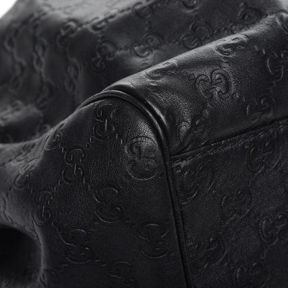 Gucci Guccissima Large Sukey Tote Black 9 of 12