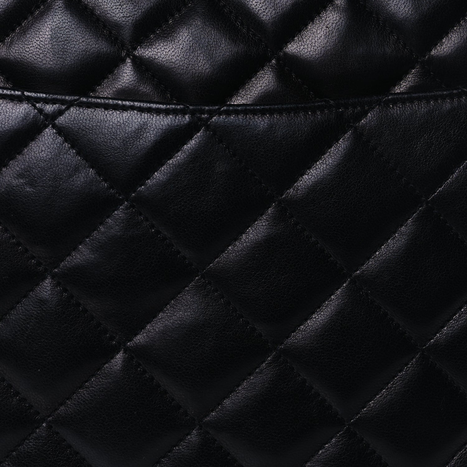 Chanel Lambskin Quilted Large Camera Case  Black 6 of 8