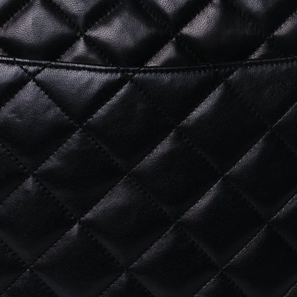 Chanel Lambskin Quilted Large Camera Case  Black 6 of 8
