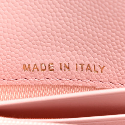 Chanel Caviar Quilted Medium Flap Wallet Light Pink 7 of 9