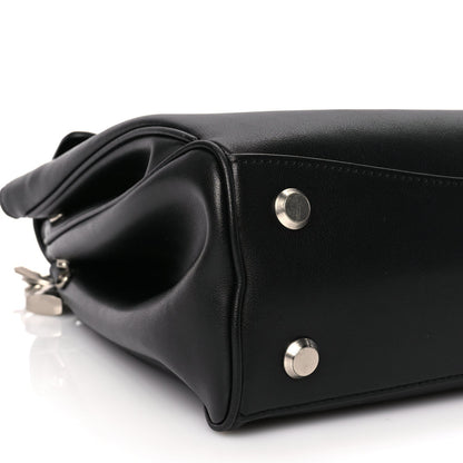 Balenciaga Natural Smooth Calfskin Medium Rodeo Top Handle Handbag Black 7 of 8