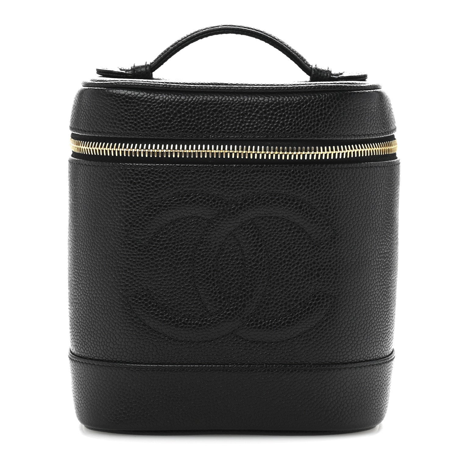 Chanel Caviar Vanity Cosmetic Case Black 1 of 7