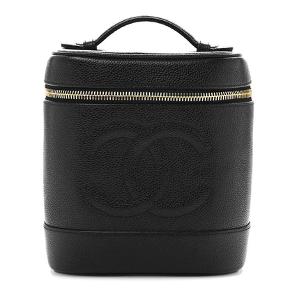 Chanel Caviar Vanity Cosmetic Case Black 1 of 7