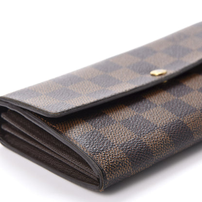 Louis Vuitton Damier Ebene Sarah Wallet 6 of 14