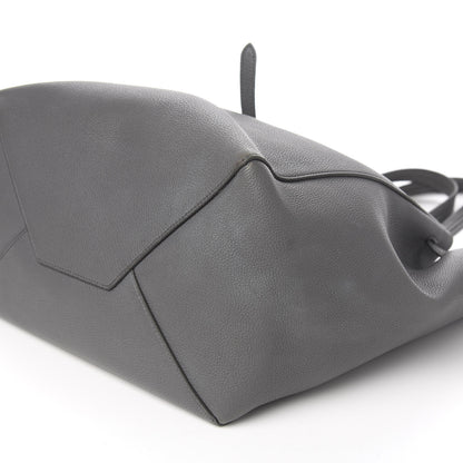 Celine Soft Grained Calfskin Small Belt Cabas Phantom Medium Grey 10 of 11