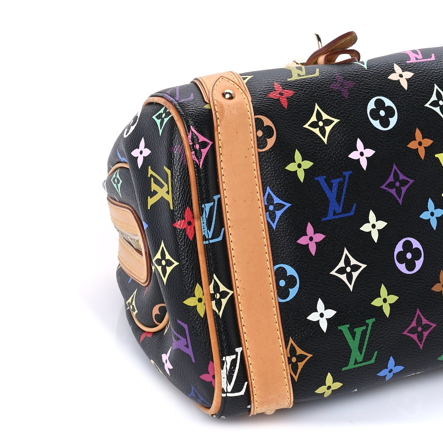 Louis Vuitton Monogram Multicolor Priscilla Black Black 7 of 7