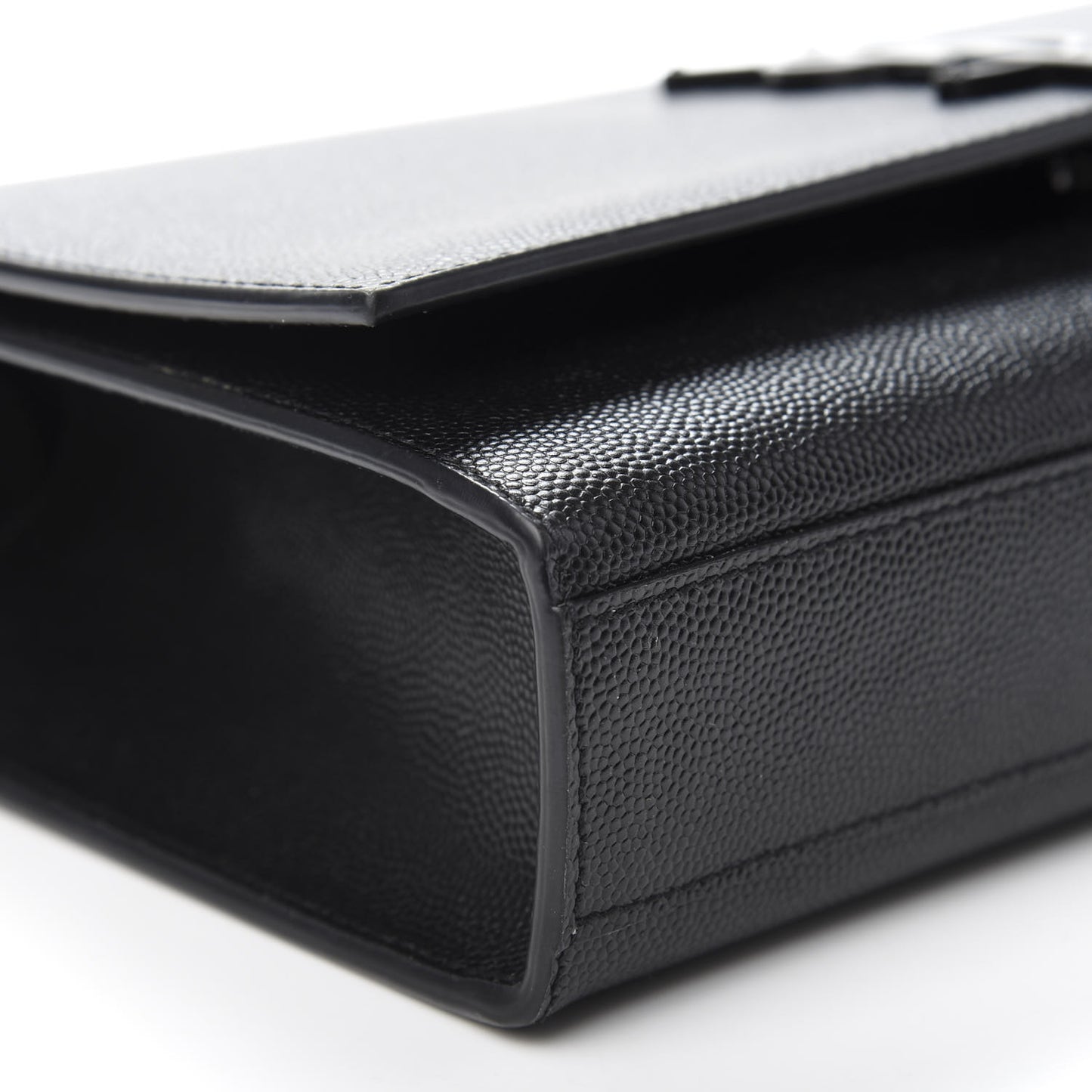 Grain De Poudre Medium Classic Monogram Kate Satchel Black