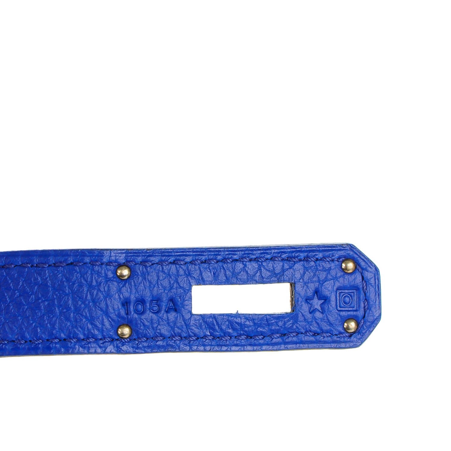 Hermes Togo Kelly Retourne 32 Bleu Electrique 10 of 25