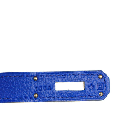 Hermes Togo Kelly Retourne 32 Bleu Electrique 10 of 25