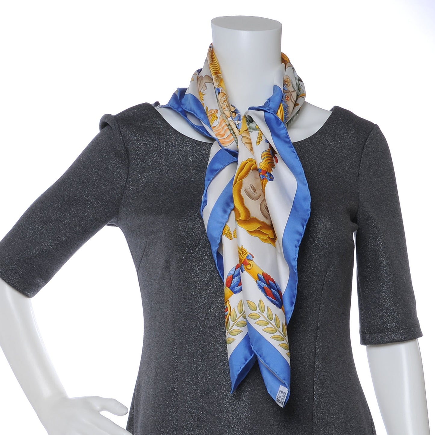 Silk Le Matin Neuf Scarf 90