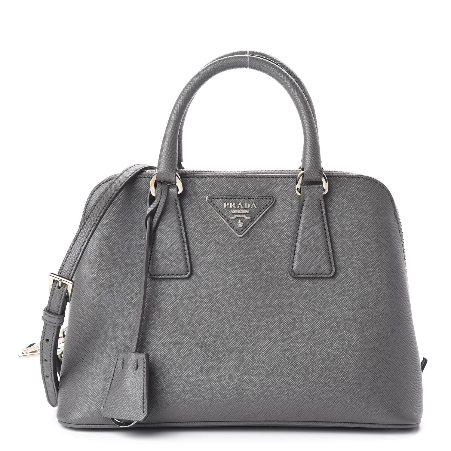 Prada Saffiano Lux Small Promenade Tote Marmo 1 of 9