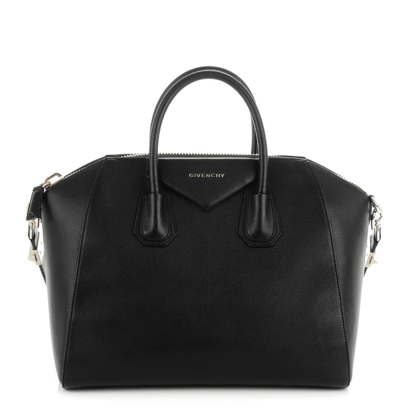 Sugar Goatskin Medium Antigona Black