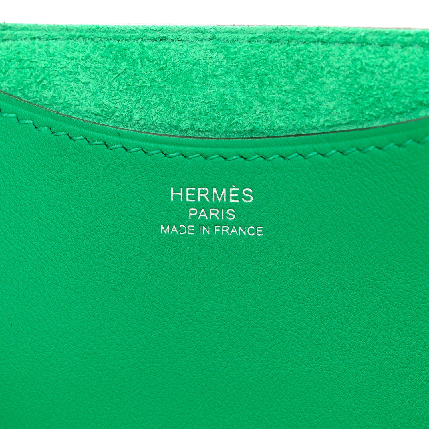 Hermes Taurillon Clemence Swift In-The-Loop 18 Bag Vert Comics 6 of 11