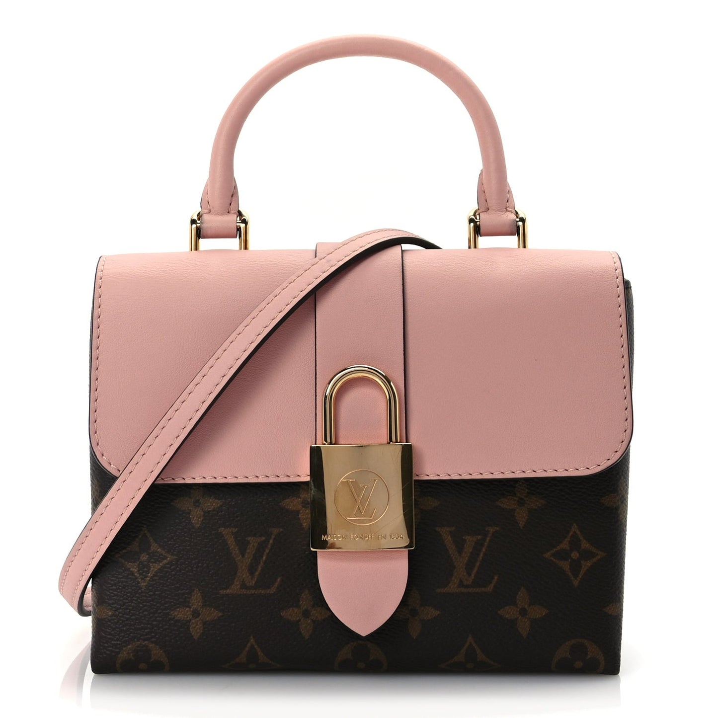Monogram Locky BB  Rose Poudre