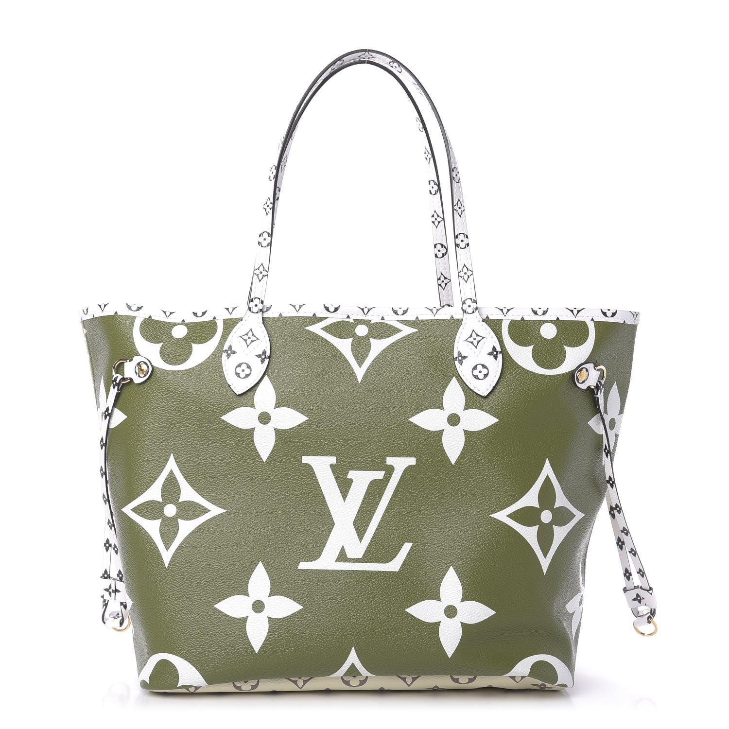 Louis Vuitton Monogram Giant Neverfull MM Kaki 1 of 10