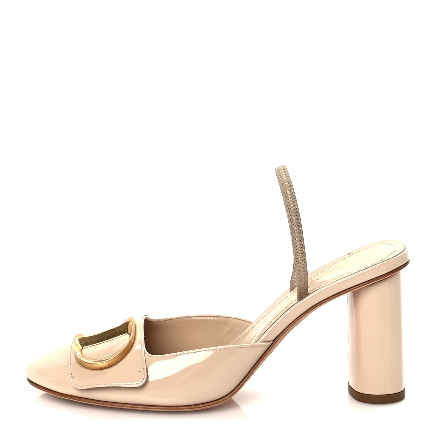 Christian Dior Patent Calfskin C'est Dior 80mm Slingback Sandals 37  Chair 1 of 8